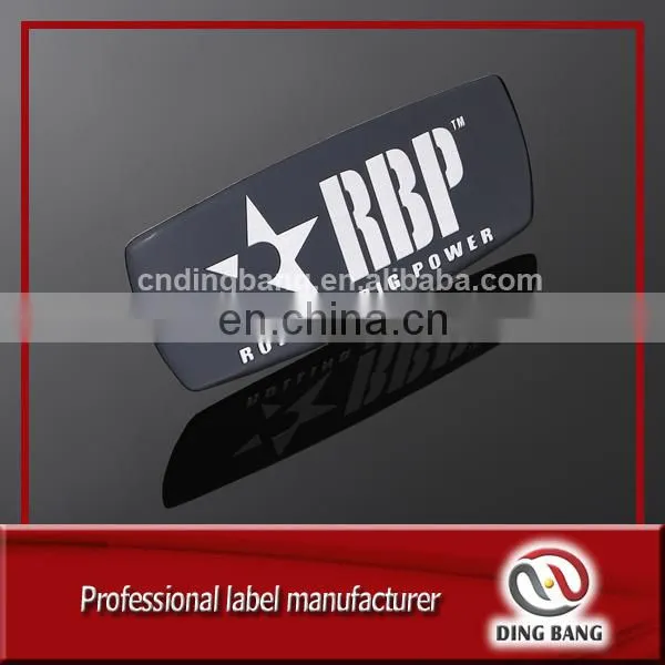Wholesale High Quality Packaging & Printing Type Strong Adhesive Use Custom Text Printed Metal Nameplate