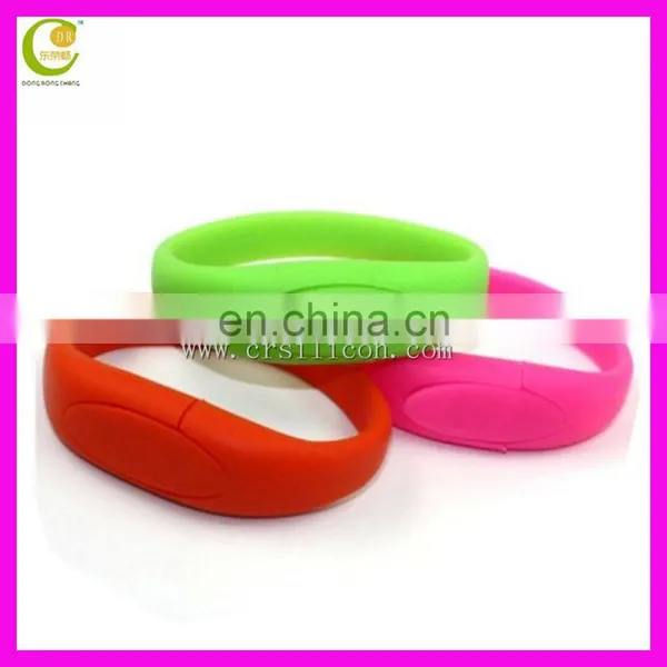 Custom Logo Usb Flash Drive Wrist Watch Nice Wrist Band Custom Reflective Slap Bracelets photo-6