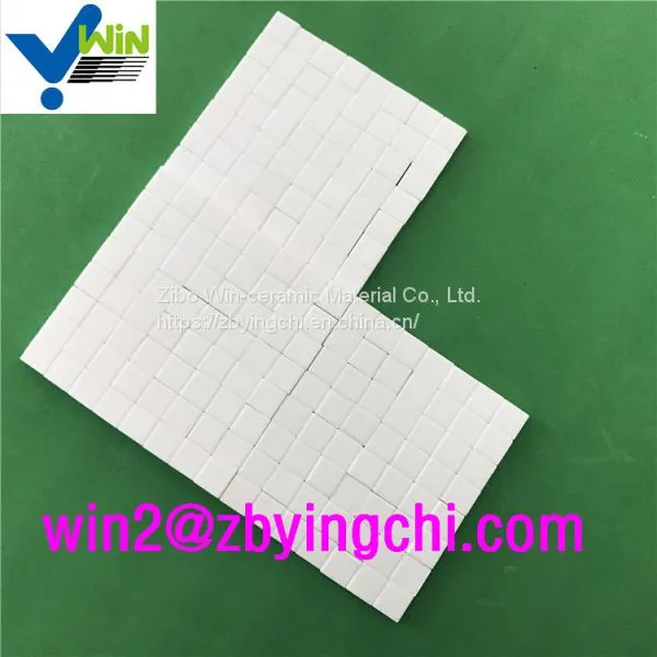 Platinum Catalyst White Alumina Mosaic Tile High Temperature Resistance photo-4