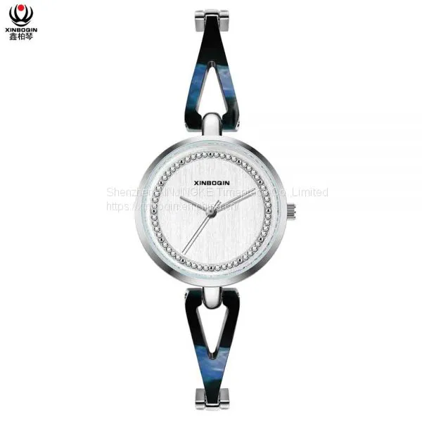 XINBOQIN Supplier Women Luxury Brands Fashion Original Quartz Acetate Watch photo-3
