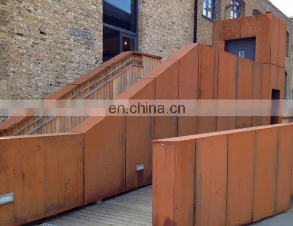 Corten Steel Wall Cladding Panels for Buildings S355K2W photo-7