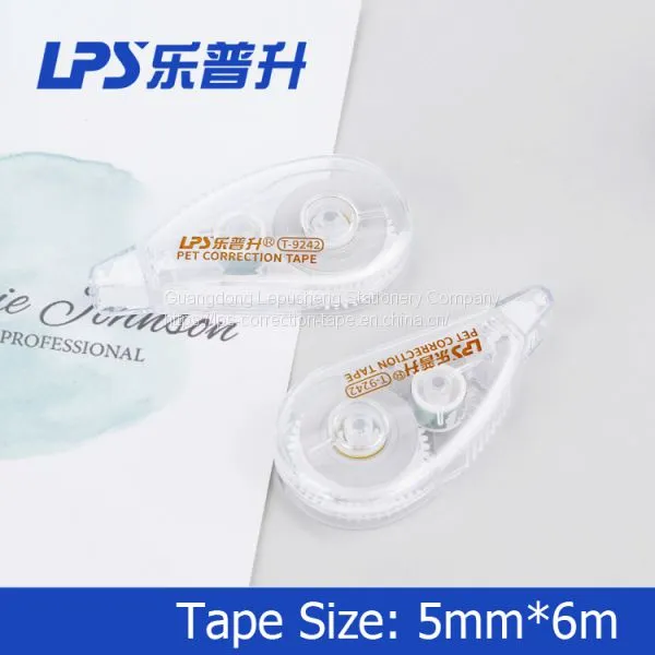 Plain Series Correction Tape Transparent Shell Mini Size Simple Design Correction Roller photo-2