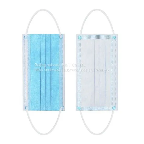 Fabric Non Woven Reusable Face Washable 3 Ply Face Mask Cover 2 Ply Paper Cheap Disposable Masks photo-2