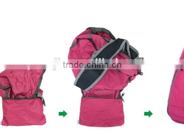 Packable Shoulder Backpack Sling Chest CrossBody Bag Cover Pack Rucksack for Bicycle Sport Hiking Travel Camping Bookbag Men Wo photo-6