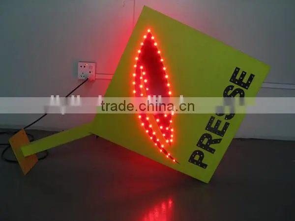 Outdoor LED Presse Sign Stainless Steel 2 Sides 228 LEDs LED Indicates Display photo-3