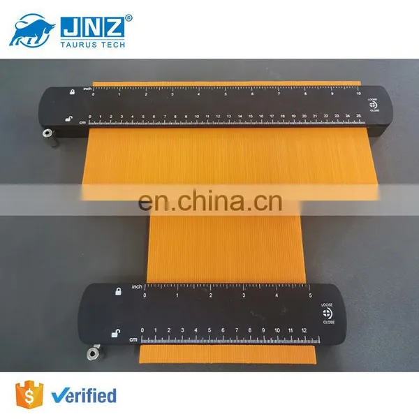 New Generation 10 Inch Metal Contour Gauge Profile Gauge Shape Duplicator With Lock Self Lock Edge Shaping Measuring Gauge photo-2