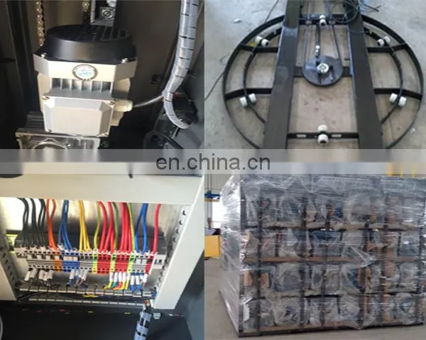 HL-1650 Hualian Automatic Pre-stretch System Pallet Wrapping Machine Electric Stretch Film Wrap Plastic Film Packaging Material photo-2