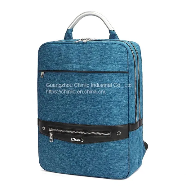 Fashion Zipper Men's Backpacks College Wind Student Backpacks Environmental Protection Material Handbags Custom Logo CLG18-158 photo-4
