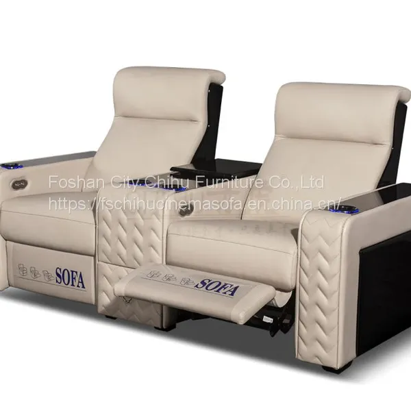 Multifunction Electric Recliners High End Home Theater Sofa Reclinable Theater Cinema Sofa Chair photo-5
