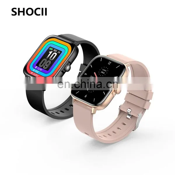 2022 1.7inch Full Touch Body Temperature T46S Call Phone Functional Ai Voice Body Temperature Smartwatch With Box photo-2