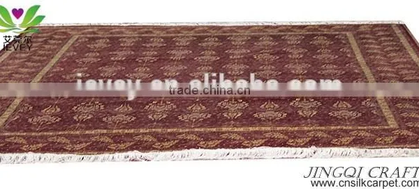 High-grade Chinese Interesting Children Pattern Handmade Silk Area Rug Floor Carpet photo-4