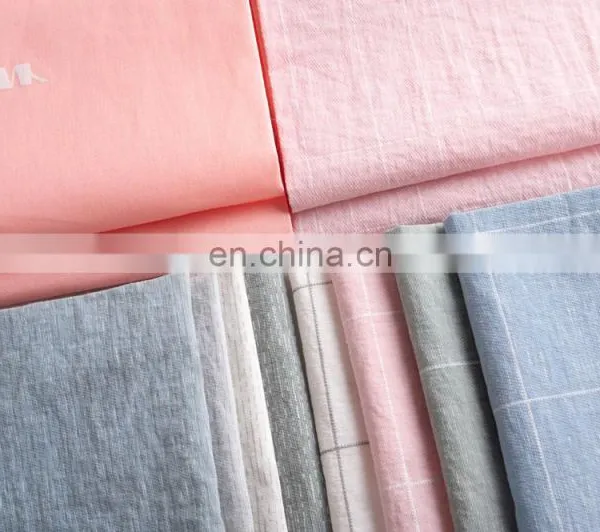 Wholesale Cheap Price Cotton and Linen Viscose Crinkle Cloth Fabric Price per Meter photo-5