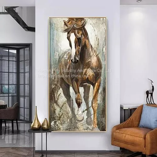 Chinese manufacturers are selling custom-made horse crystal porcelain paintings