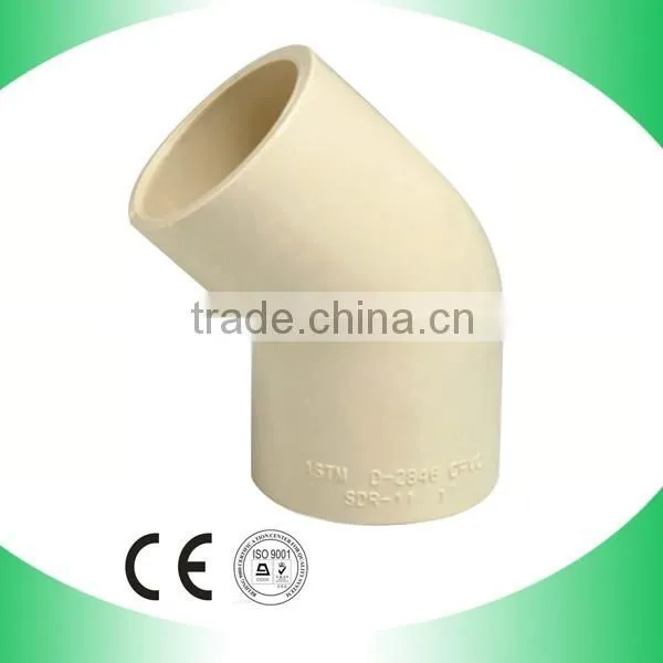 High Quality Plastic Cpvc 45 Deg Elbow