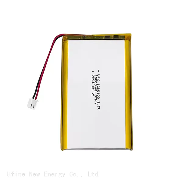 Factory Battery Price Supply 3.7V Lithium Polymer Battery UFX 1260100 10000mAh For Consumer Electronics Power Bank