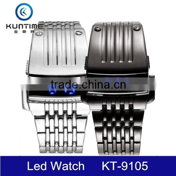 Express LCD Watch Iron Man Wrist Watch Stainless Steel Men's Watch photo-2