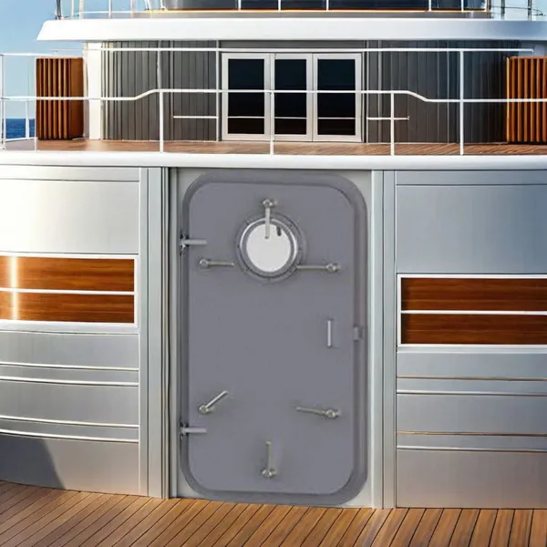CCS Certified Marine Watertight Doors Are Produced in China at Favorable Prices and Can be Customized With Windows/portholes photo-2