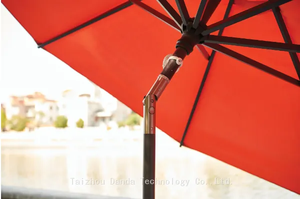Factory Price 3m Outdoor Garden Windproof Umbrella With UV Coating With Canopy Powder Coated photo-2