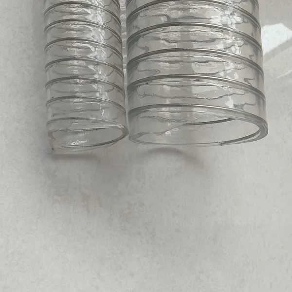 Food-grade Transparent PU Plastic-reinforced Spiral Tube, Smooth Tube for Powder Conveying, Red Wine Conveying Tube photo-4