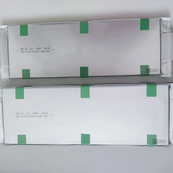 Lithium Ion Battery Pouch Cell 3.6V LMFP Rechargeable Battery Cells