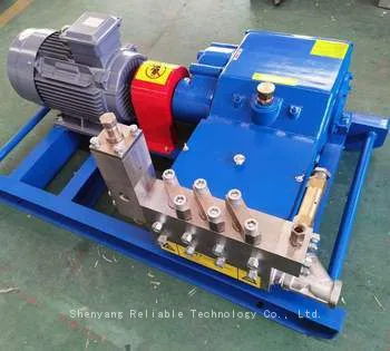 500bar to 1500bar Ultra High Pressure Water Jetting Pump High Quality Triplex Piston High Pressure Water Pump