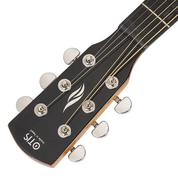 Stock 41 Inch GA Body High Grade Fashion Style Solid Wood Acoustic Guitar photo-4