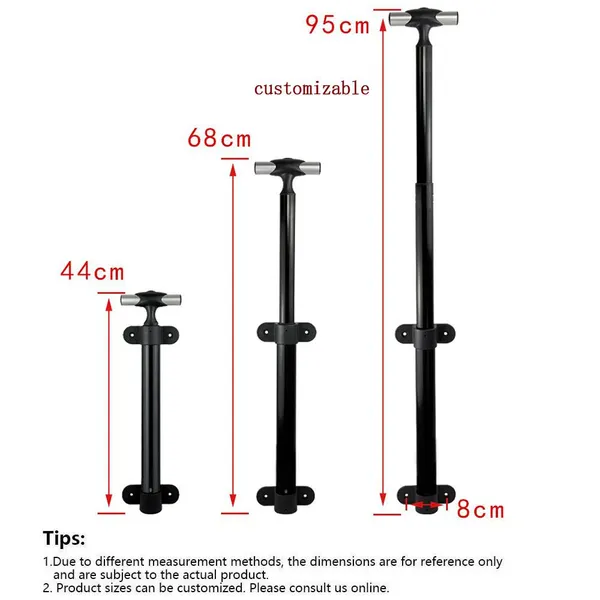 Customized Aluminum Alloy Material Manufacturer Wholesale Vegetable Basket Single Pull Rod Three Section Telescopic Pull Rod photo-4