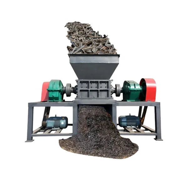 Industrial Paper Shredder Scrap Metal Auto Parts Plastic Rubber Shredder for Large Waste