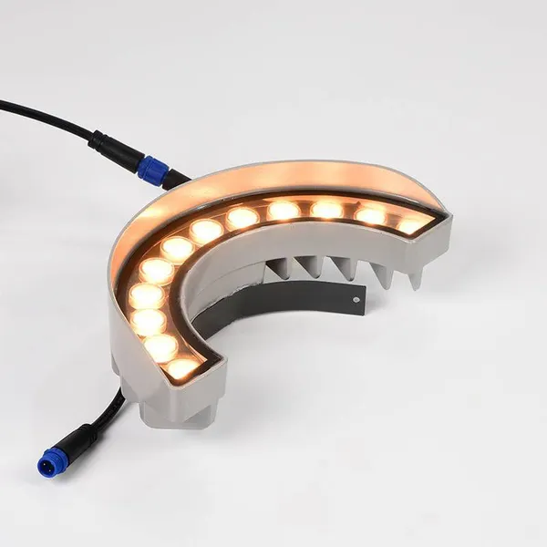 Led Outdoor Corrugated Lights, Waterproof Tile Lights, Crescent Lights for Ancient Architectural Glazed Tiles, Arc Lights photo-4