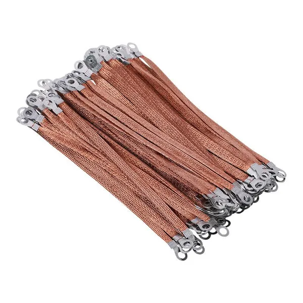 Pure Copper Braided Tape for CNC Machine Tool Electrical Cabinet Grounding photo-5