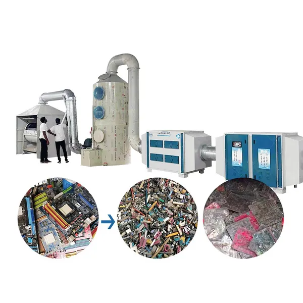 Electronic Waste Circuit Board Dismantling Machine and PCB Boards Dismantling Machine E-Scrap Separation System photo-3