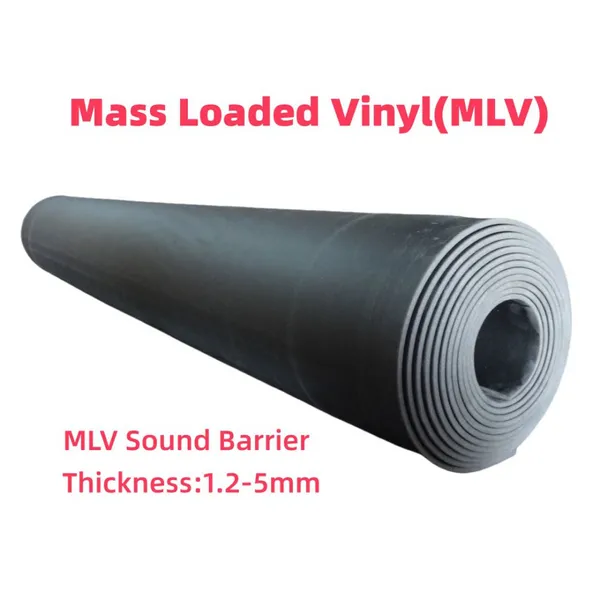 Mass Loaded Vinyl MLV Fire‑Resistant Soundproof Barrier Roll Acoustic Lagging Residential Commercial Industrial Building Sound Insulation Material