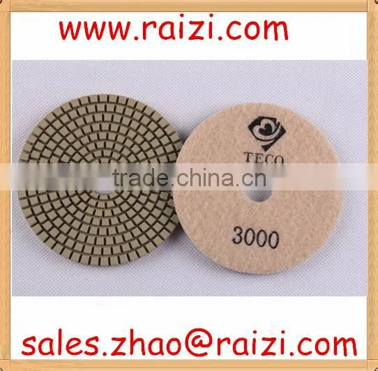 Wet Polishing Pads 4inch X3mm for Polishing Granite /marble photo-6