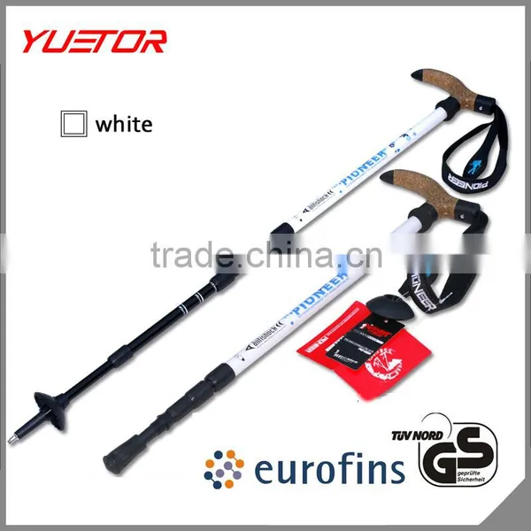 T Handle Four Sections Adjustable Internal Lock With Antishock Aluminum 7075 Trekking Pole Supplier's Choice photo-6