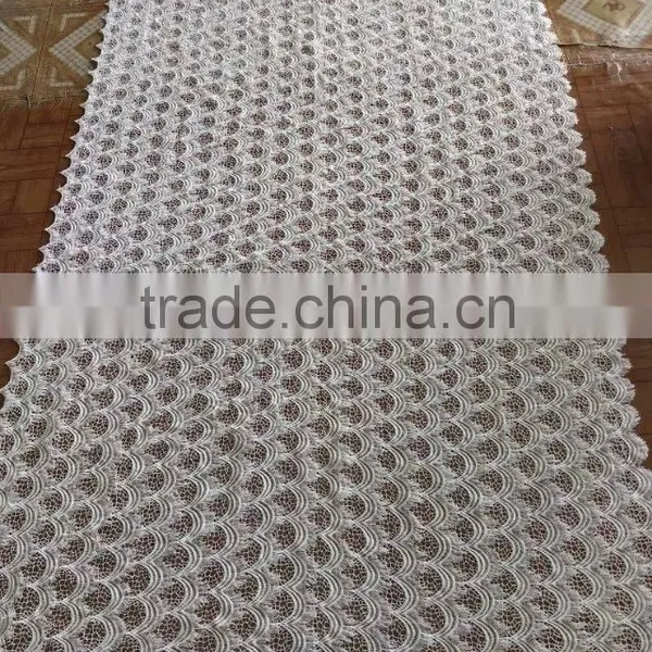 Promotion High Quality 3d Flower Lace Embroidered Fabric photo-5