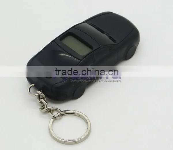 Car Style Keychain Digital LCD Compass Tyre Pressure Meter photo-3