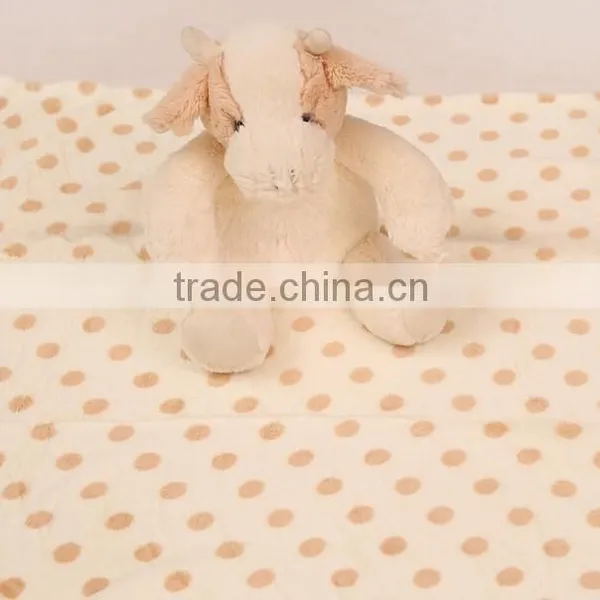 2015 New Product Soft Baby Stuffed Plush Toy Blanket Animal With Blanket photo-3