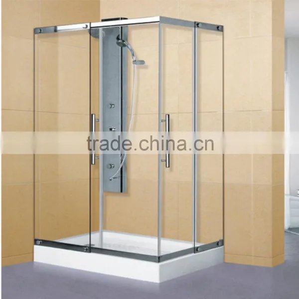 Frameless Square Fashionable Tempered Glass Shower Room photo-4