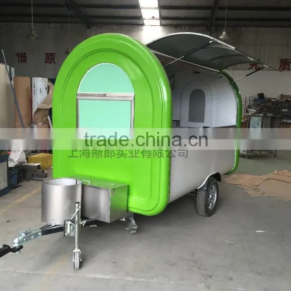Green Fast Food Cart For Sales,Food Van/Street Food Vending Cart For Sales, in Line With European Standards, Australia Standard photo-4