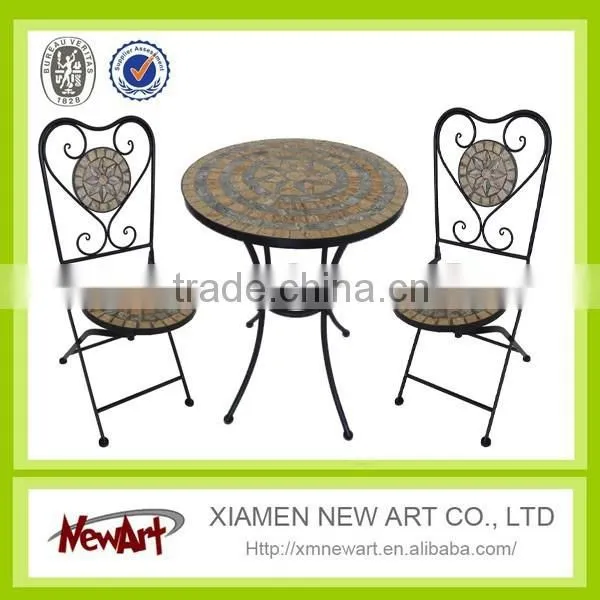 Metal Frame Mosaic Garden Furniture photo-3
