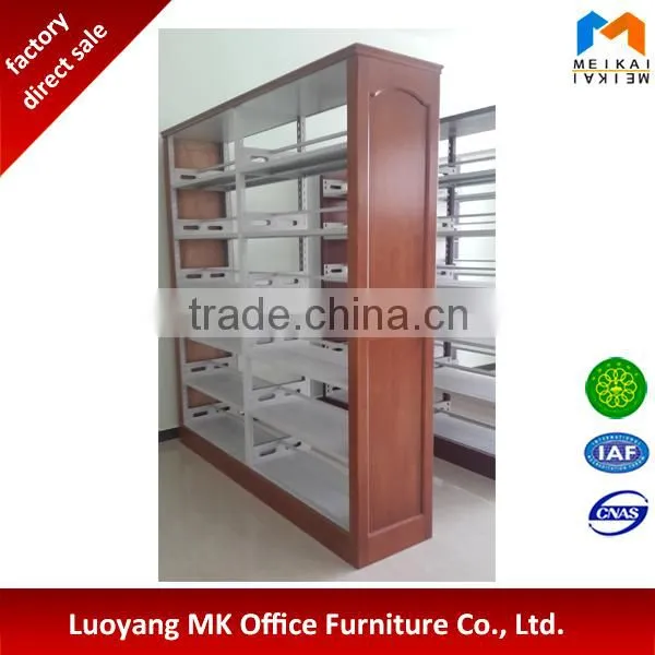 Cheap Modern Design School Furniture Metal Steel Library Book Shelf photo-2