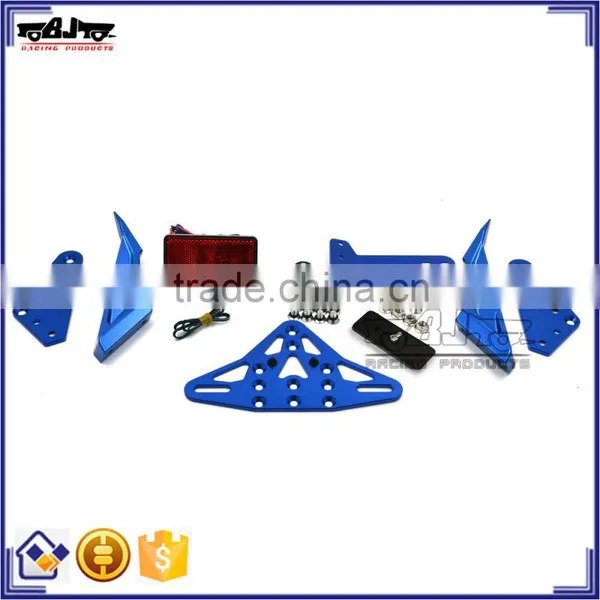 BJ-LPL-TMAX001 Motorcycle CNC Aluminum Tail Tidy Lisence Plate Bracket Blue for Yamaha T MAX 530 2013-2015 photo-3