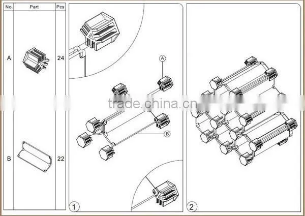 Modern Design Excellent Quality Red Wine Rack photo-3