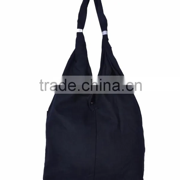Cotton Fabric Embroidered Shoulder Bag photo-2