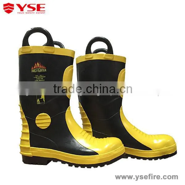 Artificial Fire Flame Resistant Boots ,en44 Firefighting Boots