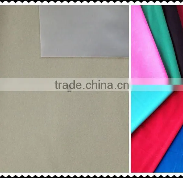 PVC Film Coated Flock Use for Bag and Bed Cover