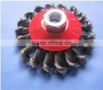 Twist Wire Brushes --Bevel Brushes--Stainless Steel Bevel Brushes