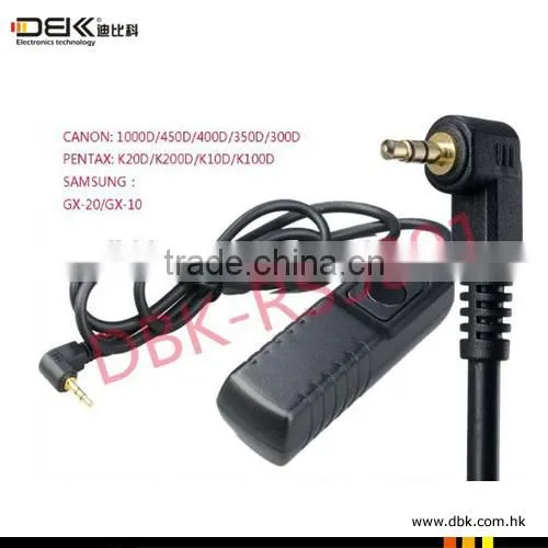RS-3001 Cable Style Remote Switch ForCanon EOS 30/33/50/60D/300/300D(Digital Rebel), Pentax K110D/K100D/K200D/K10D