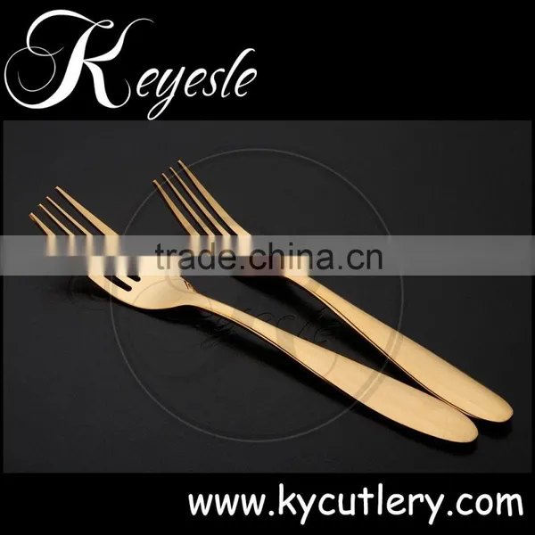 Yellow Gold Cutlery,dubai Tableware,gold Plated Dinner Set photo-4