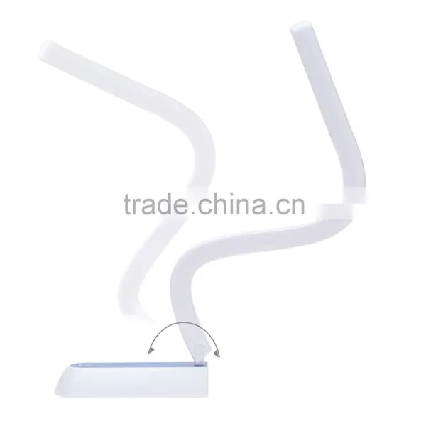 On Sale Reading Desk Led Lamp 24 Leds Rechargeable Table Lamp For Home Modern Brightness Adjustable Learning Lamp photo-4